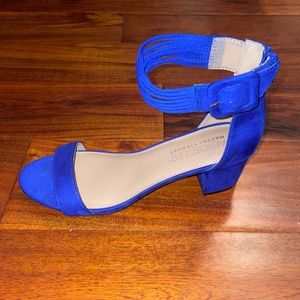 Royal Blue Block Heels (Never Worn!)